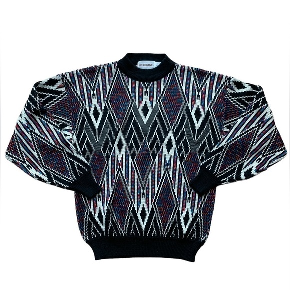 Vintage McGregor Made in USA Acrylic Crewneck Diamond Sweater